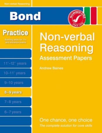 Bond Assessment Papers Non-Verbal Reasoning 8-9 yrs