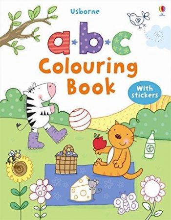ABC Colouring Sticker Book